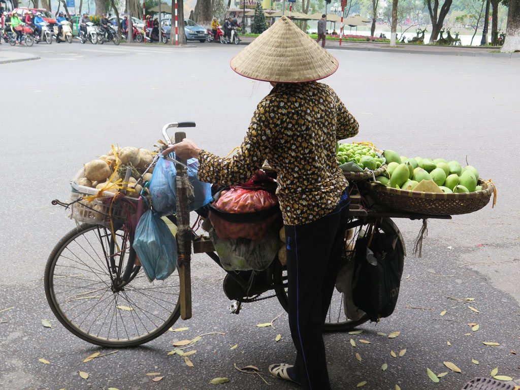 Fruit store on wheels - Hanoi